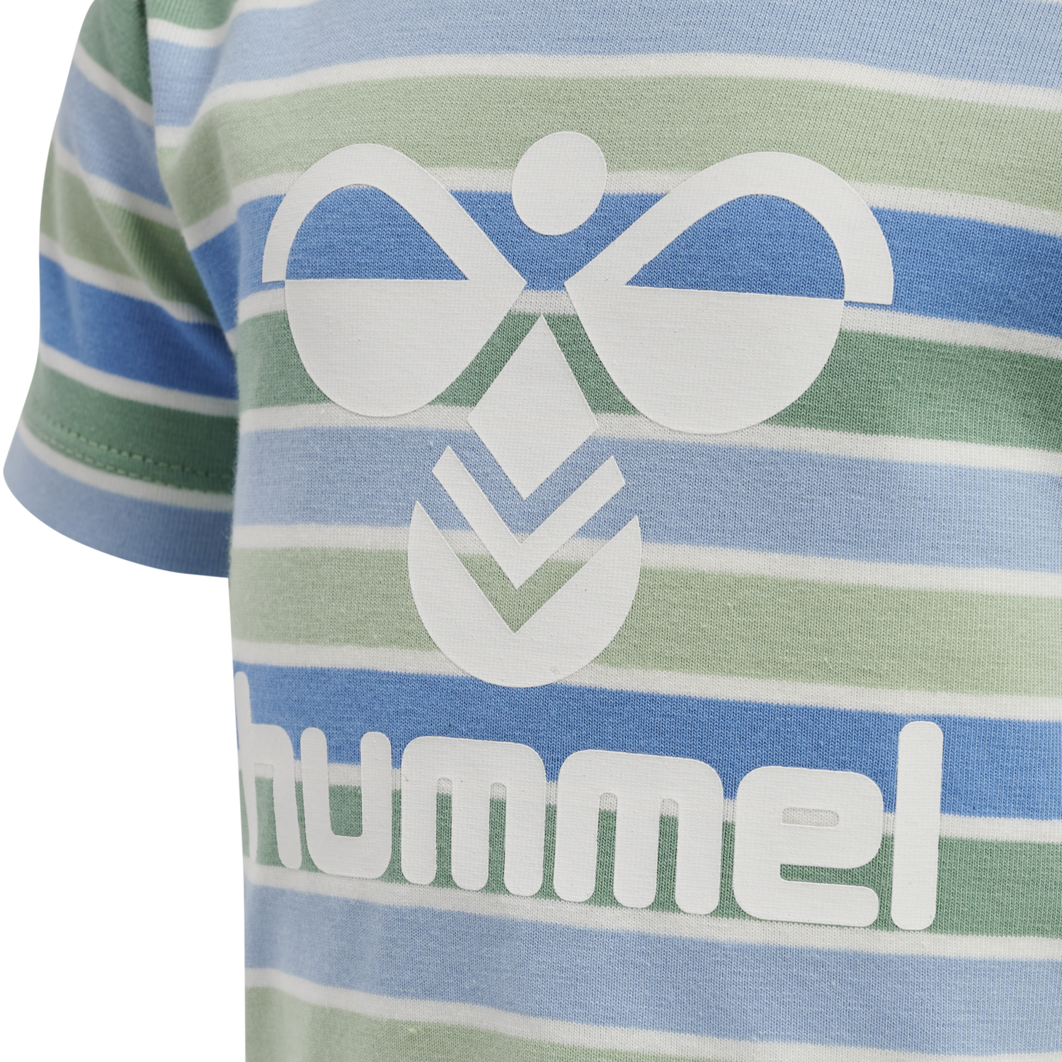 hmlPELLE T-SHIRT S/S, GRAYED JADE, packshot