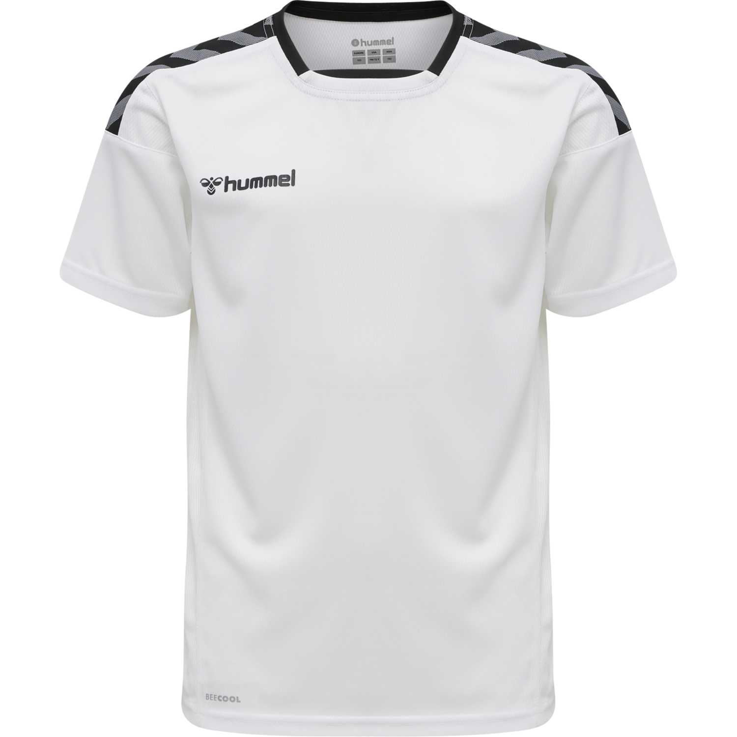 hmlAUTHENTIC KIDS POLY JERSEY S/S, WHITE, packshot
