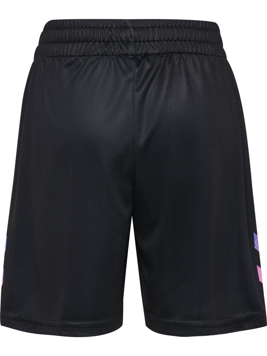 hmlSHIMMER SHORTS, BLACK/CHATEAU ROSE, packshot