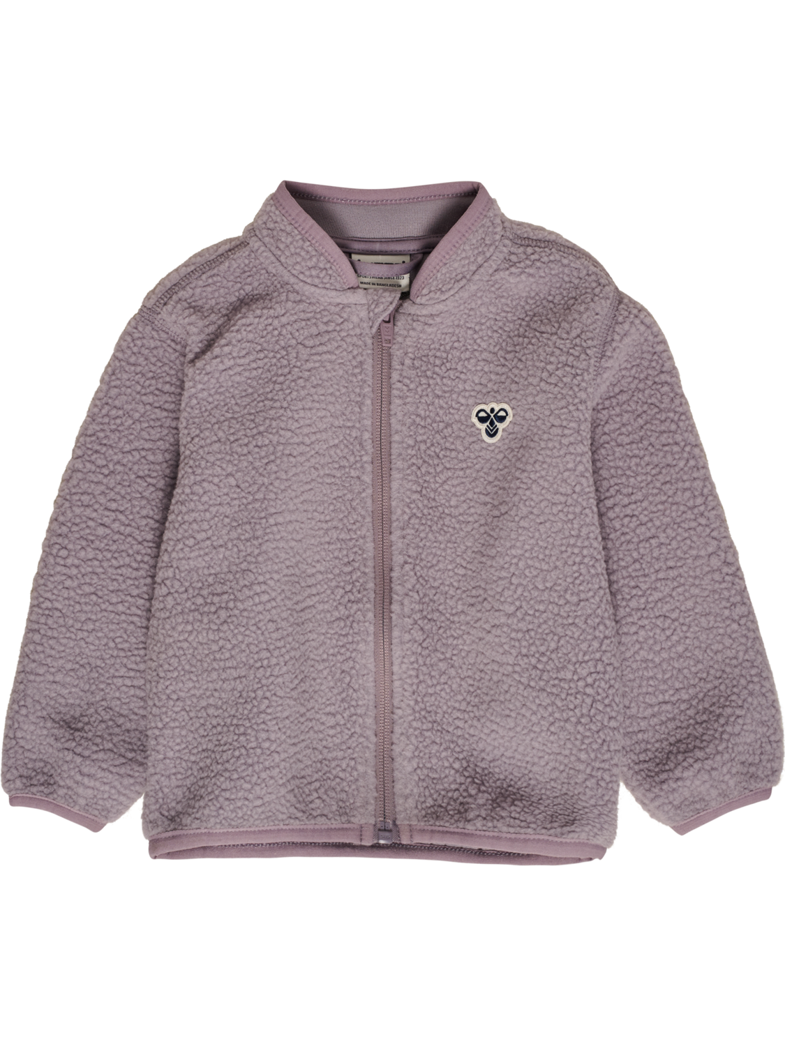hmlMINI ATLAS FLEECE ZIP JACKET, GRAY RIDGE, packshot