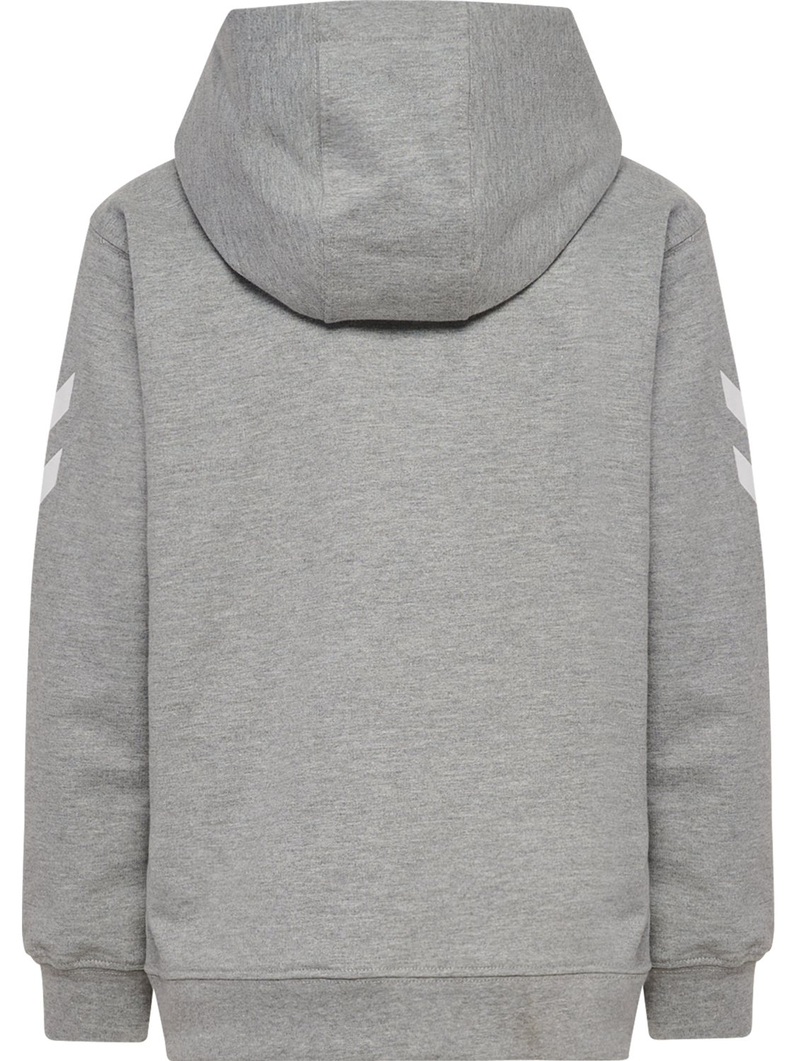 hmlGO 2.0 CHEVRON ZIP HOODIE KIDS, GREY MELANGE, packshot