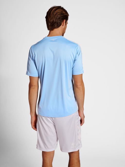 hmlCORE XK POLY JERSEY S/S, ARGENTINA BLUE, model