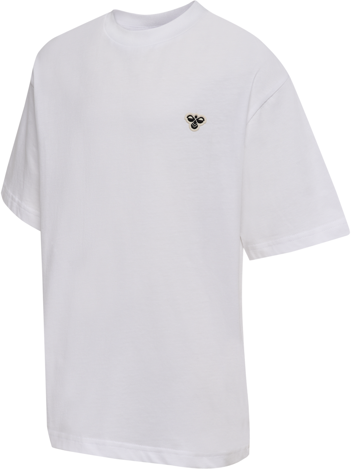 hmlJR LOOSE T-SHIRT S/S BEE, BRIGHT WHITE, packshot