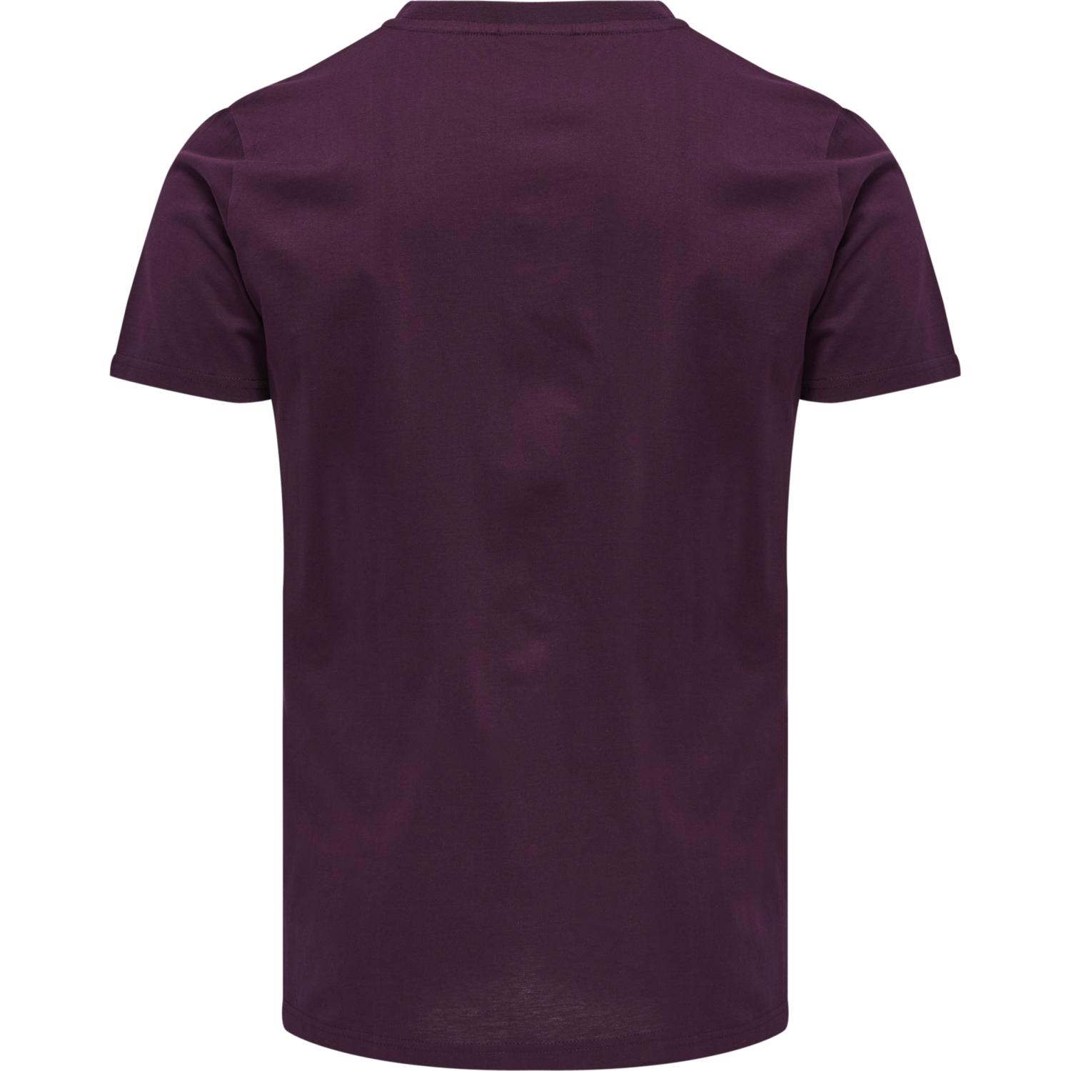 hmlMOVE GRID COTTON T-SHIRT S/S, GRAPE WINE, packshot
