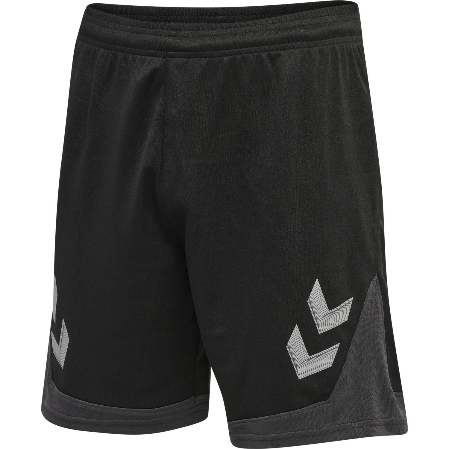 hmlLEAD POLY SHORTS, BLACK, packshot