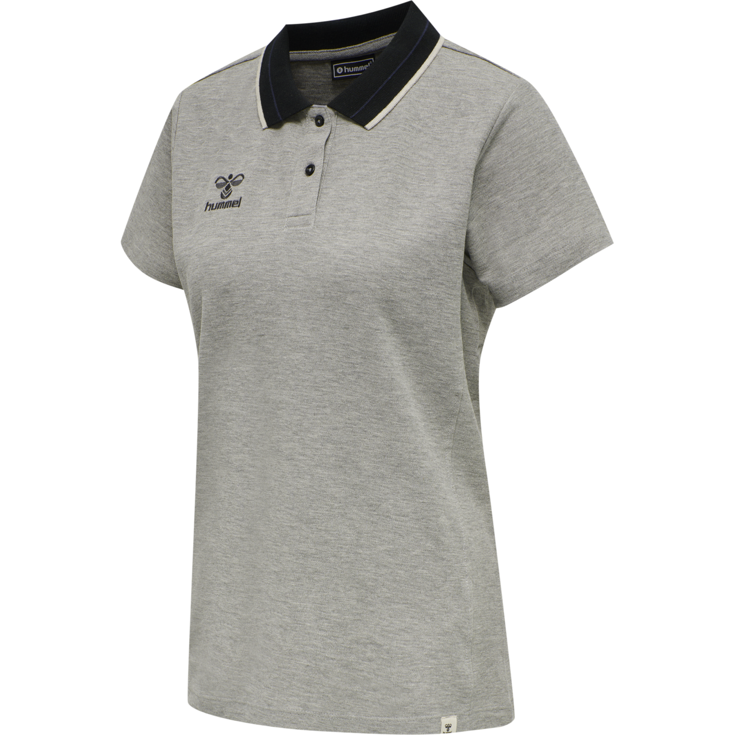 hmlMOVE POLO WOMAN, GREY MELANGE, packshot