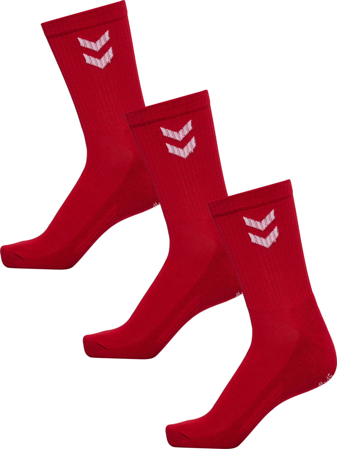 FUNDAMENTAL SMU 3-PACK SOCK, TANGO RED, packshot