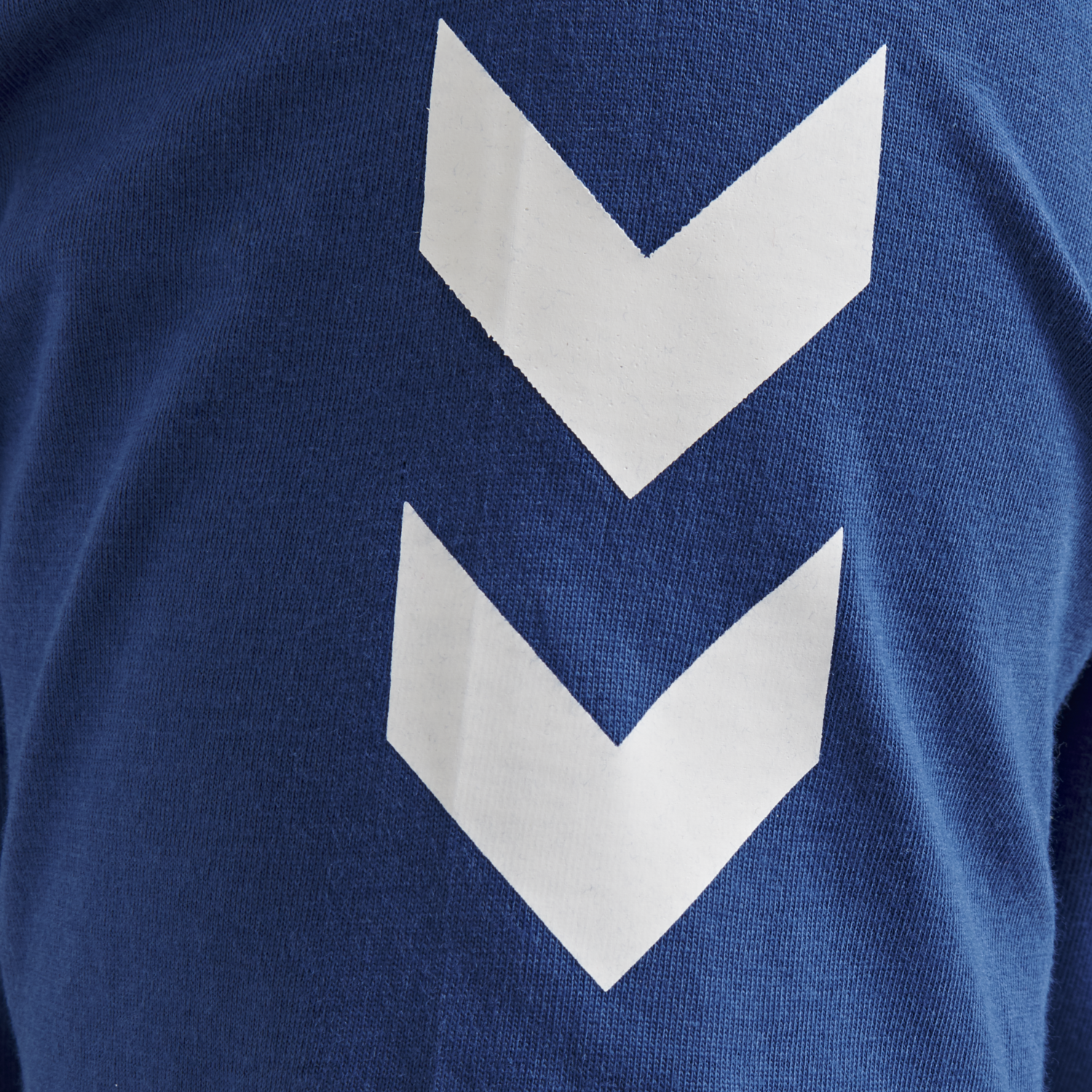 HMLGO COTTON T-SHIRT S/S, TRUE BLUE, packshot