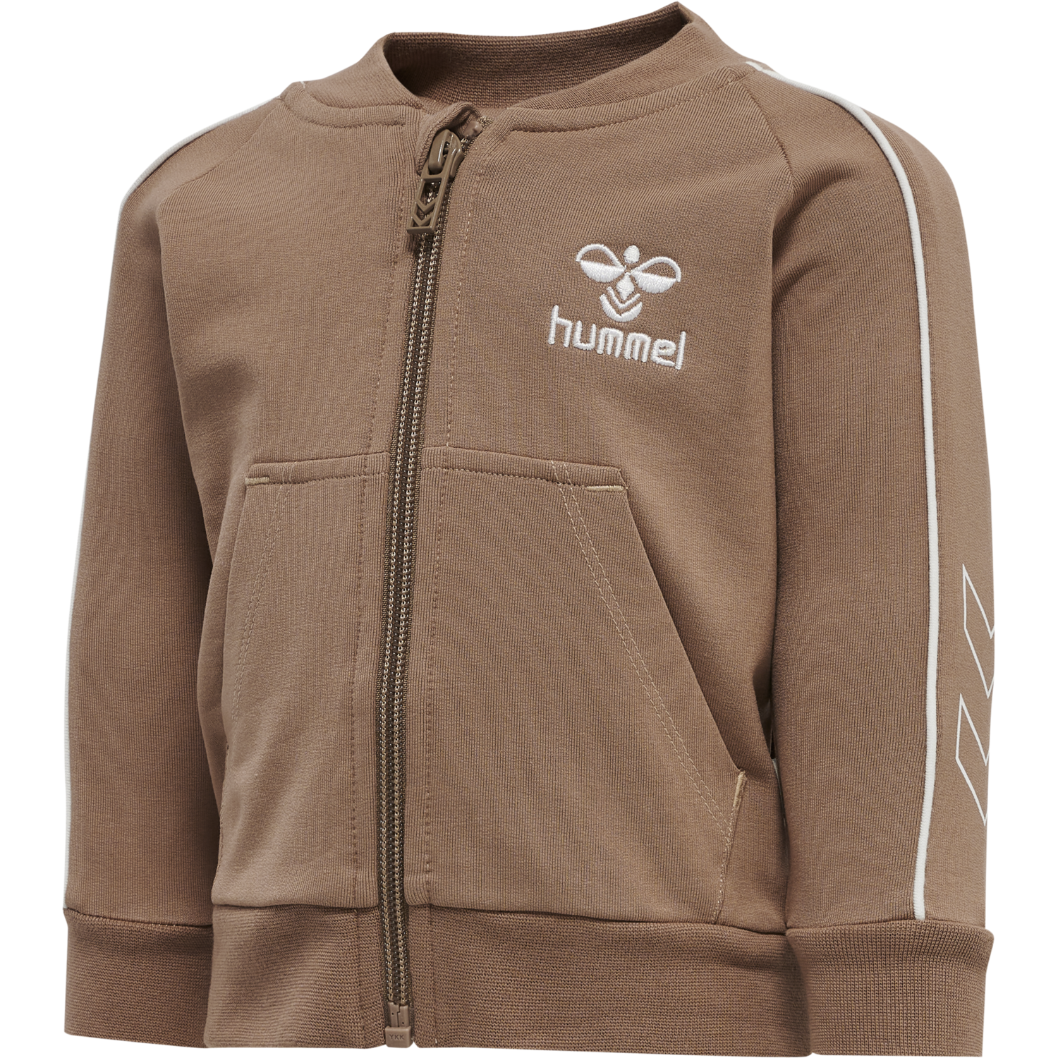 hmlCASEY ZIP JACKET, BEAVER FUR, packshot