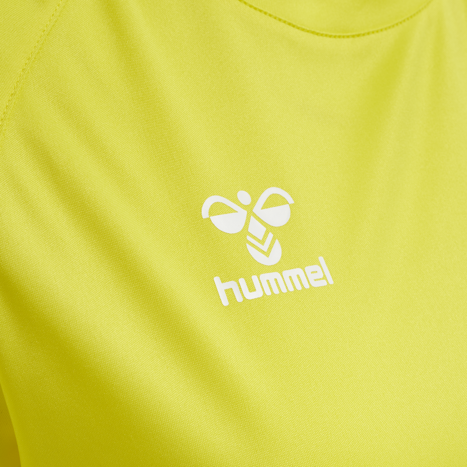 hmlCORE XK CORE POLY TEE  S/S WOMAN, BLAZING YELLOW, packshot
