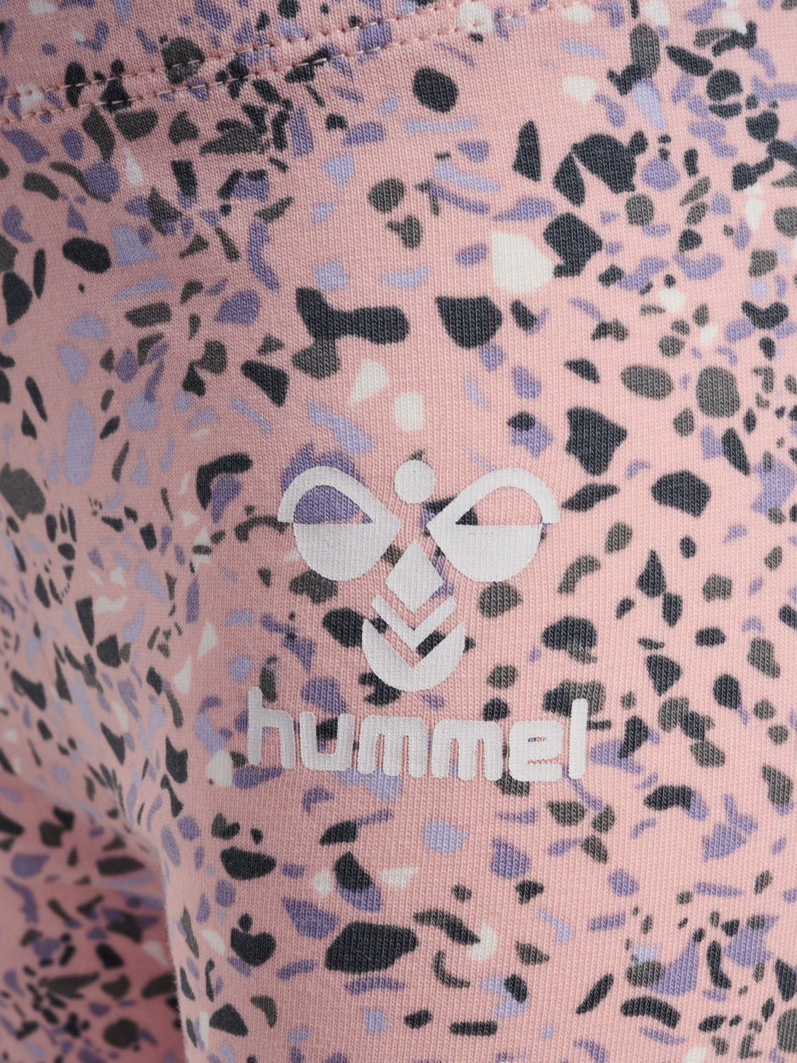 hmlKRISTA AOP TIGHTS, STRAWBERRY CREAM, packshot