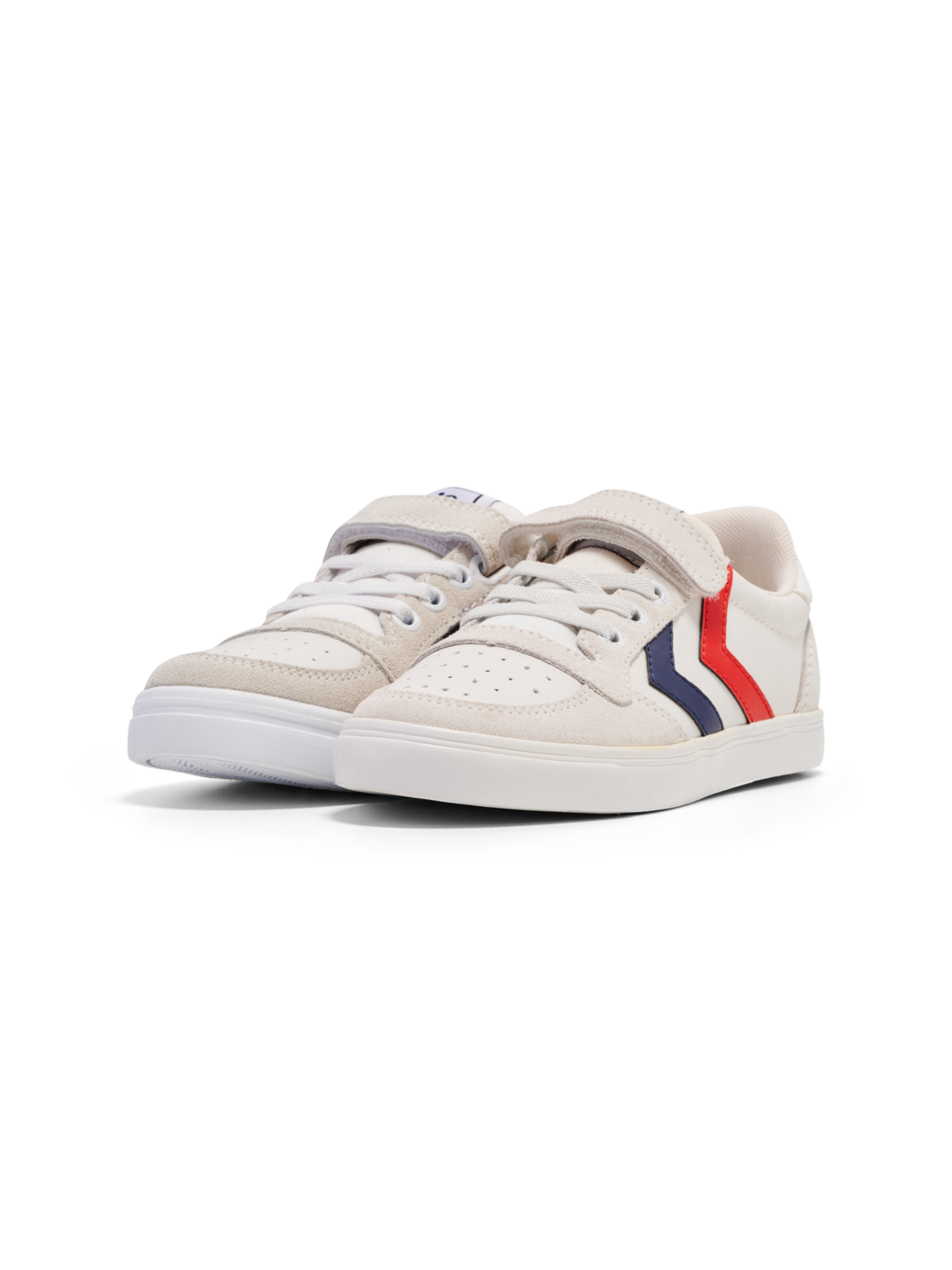 SLIMMER STADIL LEATHER LOW JR, WHITE, packshot