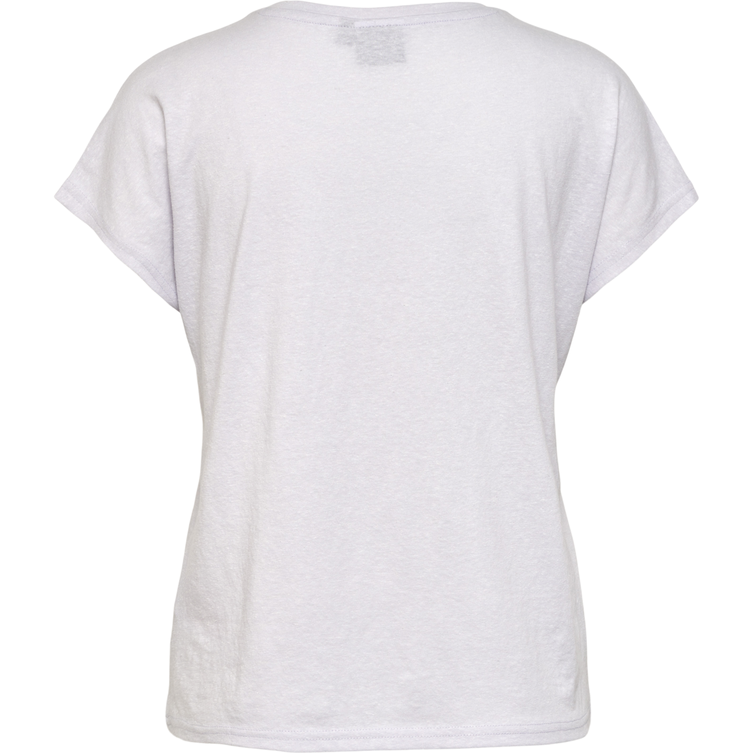 hmlZANDRA T-SHIRT, LIGHT GREY MELANGE, packshot