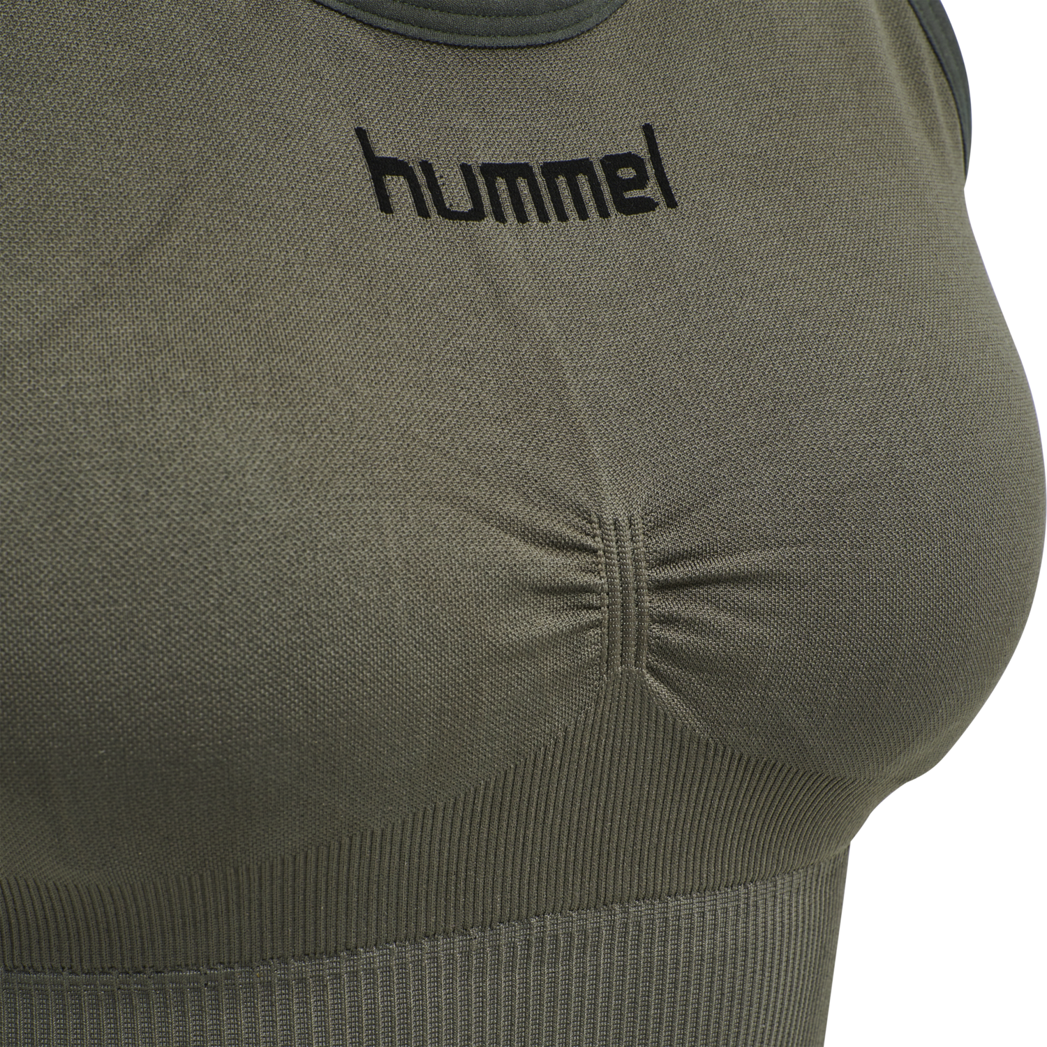 HUMMEL FIRST SEAMLESS BRA WOMAN, GRAPE LEAF, packshot