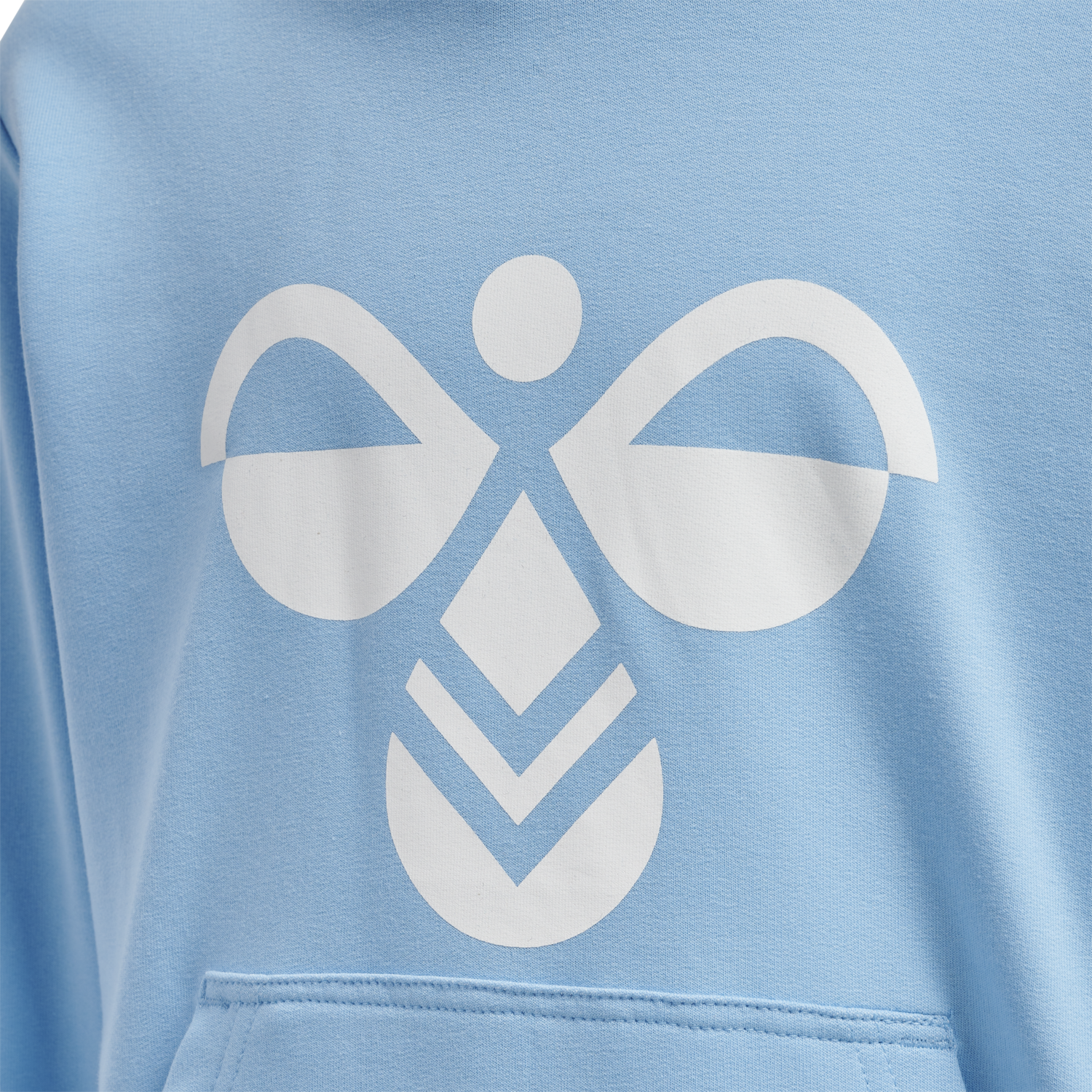 hmlCUATRO HOODIE, AIRY BLUE, packshot