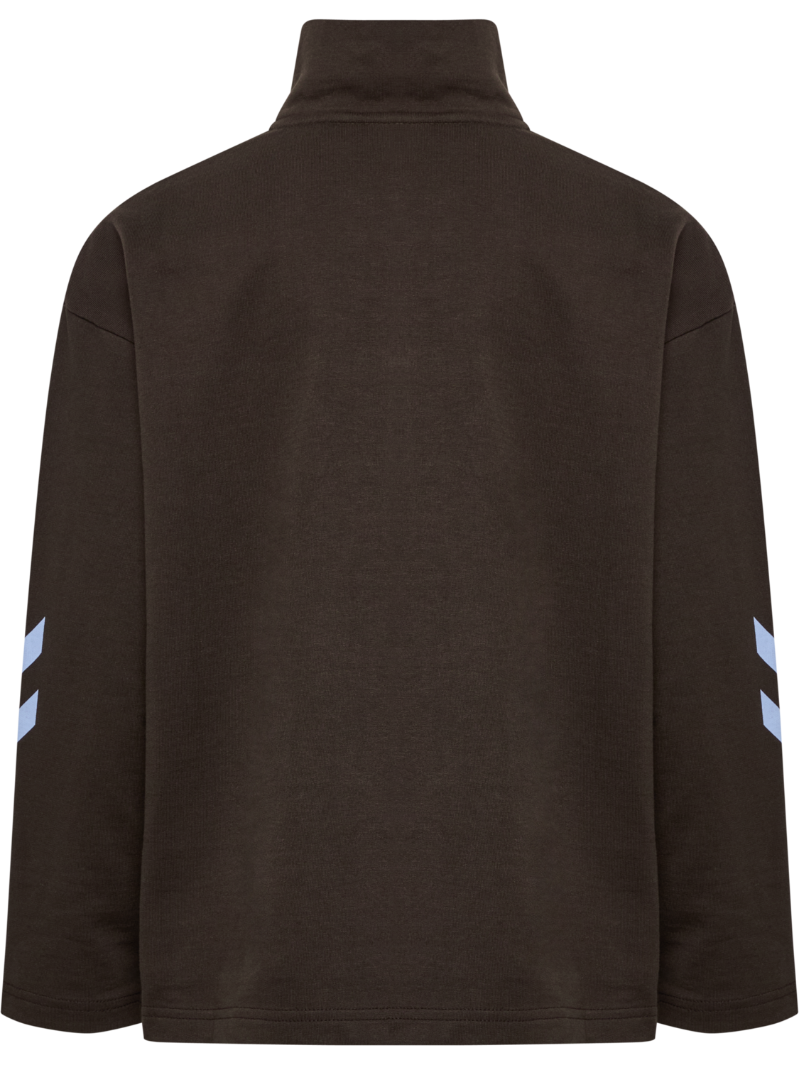 hmlTIMMI HALF ZIP SWEAT, TURKISH COFFEE, packshot