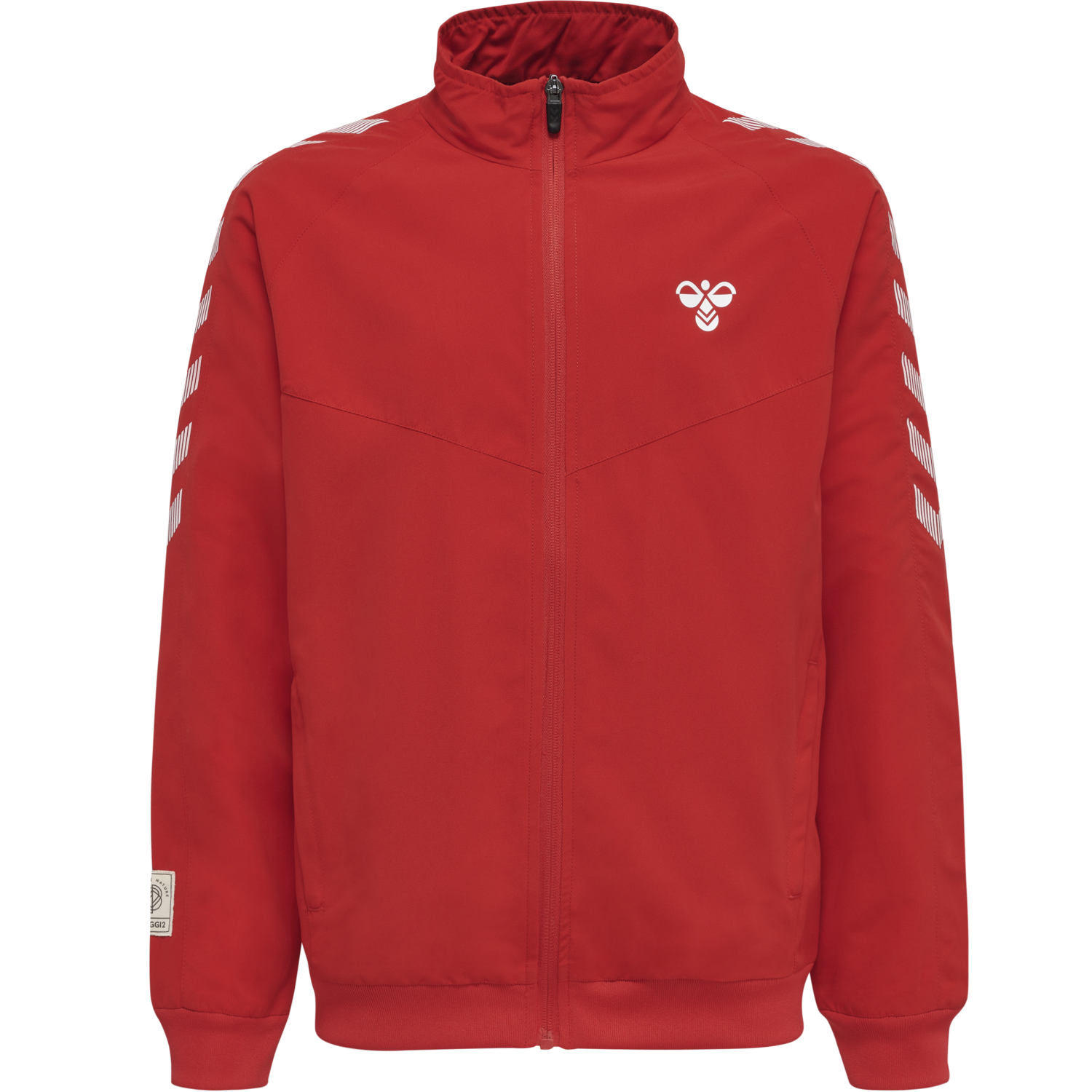 hmlGG12 TRACK JACKET KIDS, AURA ORANGE, packshot