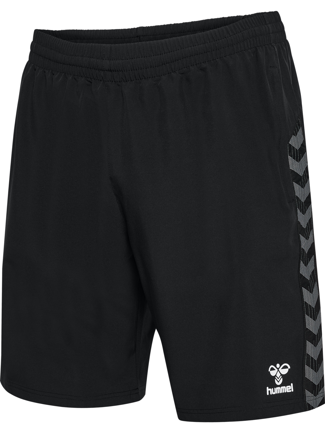 hmlAUTHENTIC WOVEN SHORTS, BLACK, packshot