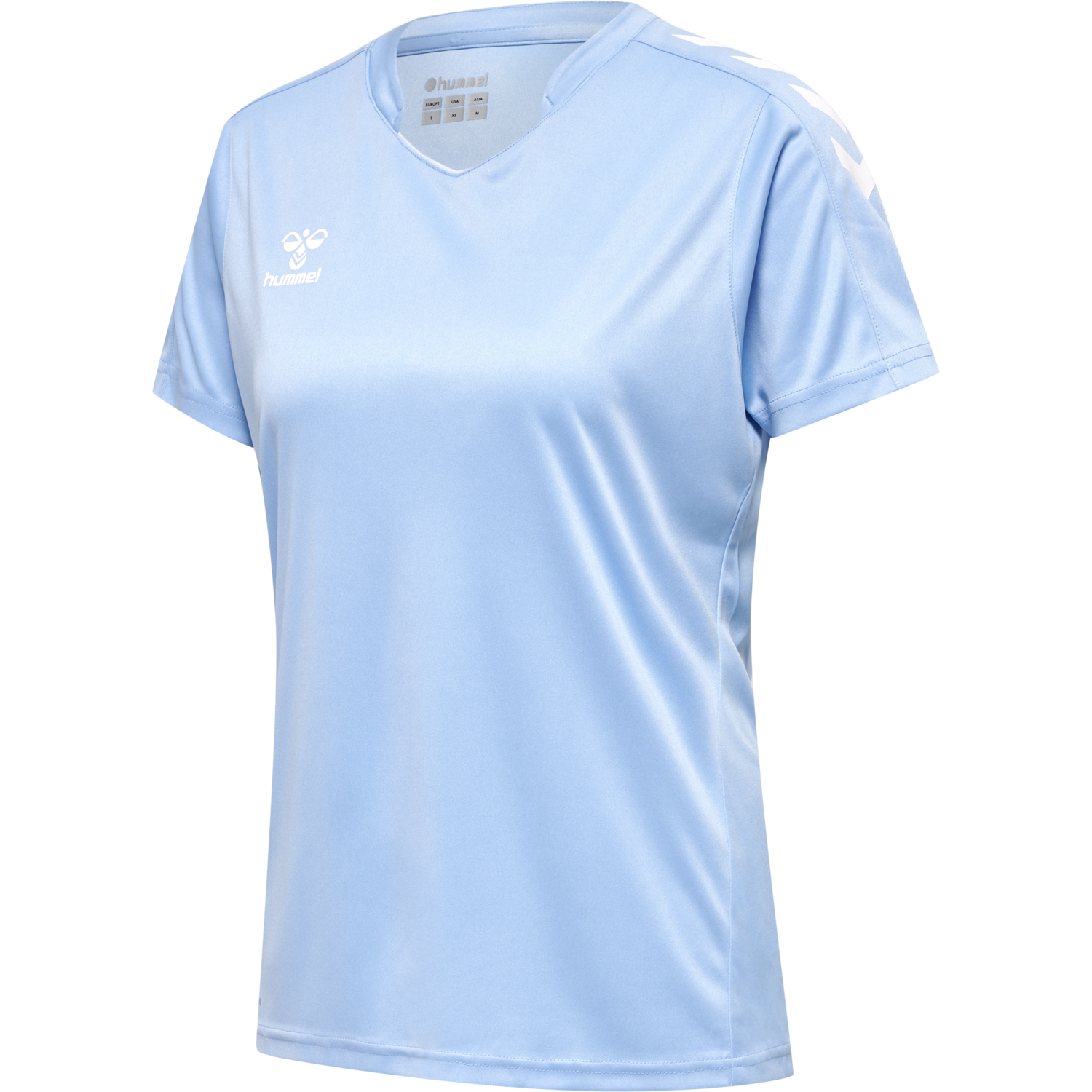 hmlCORE XK POLY JERSEY S/S WOMAN, ARGENTINA BLUE, packshot
