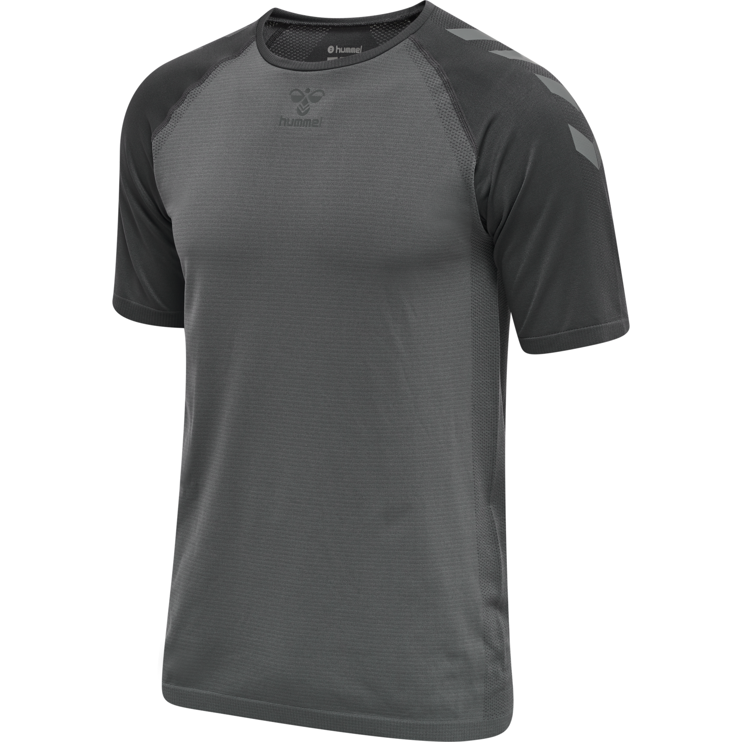 hmlPRO GRID SEAMLESS S/S, FORGED IRON/QUIET SHADE, packshot