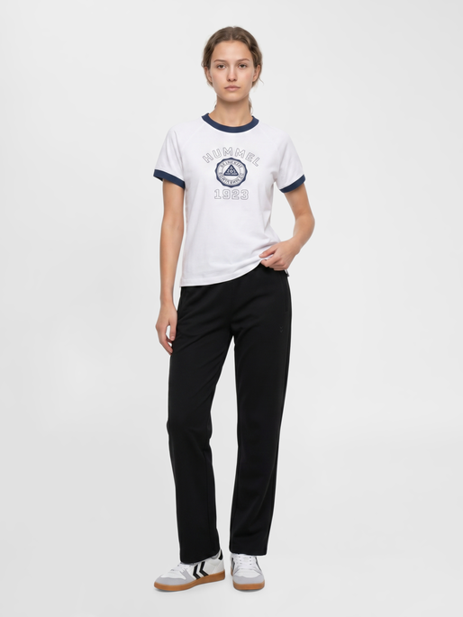hmlPULSE RINGER W T-SHIRT S/S, WHITE/BLUE, model