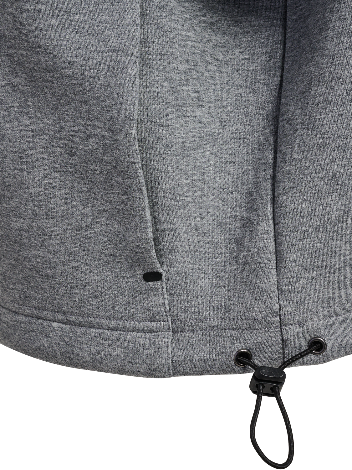 hmlTECH FLEECE WOMEN BOXY HALF ZIP, GREY MELANGE, packshot