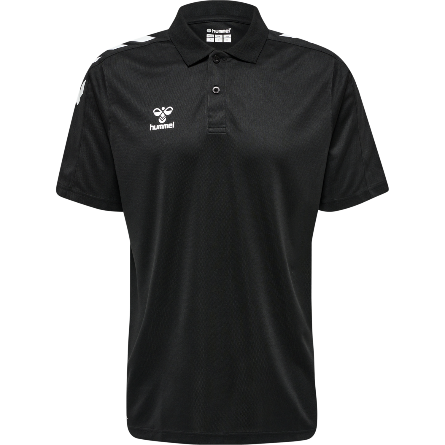hmlCORE XK FUNCTIONAL POLO, BLACK, packshot