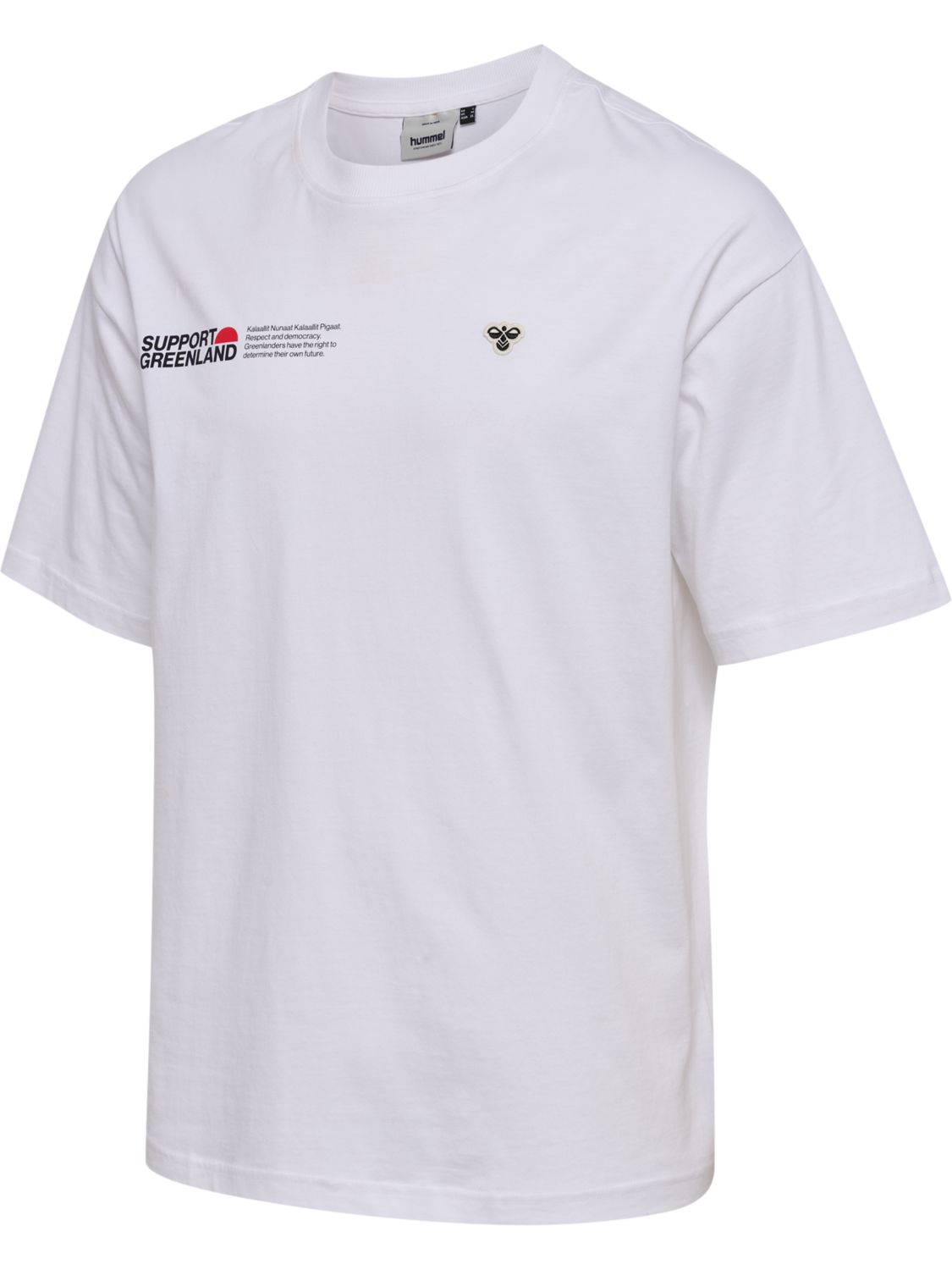 hmlGREENLAND T-SHIRT S/S, WHITE, packshot