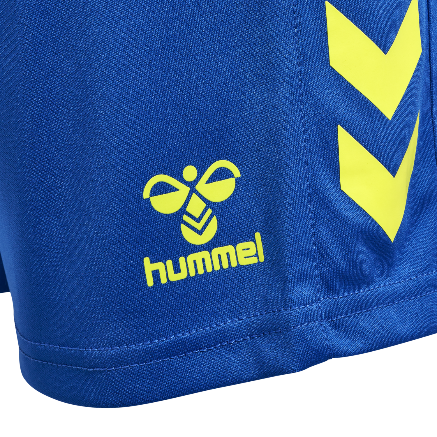 hmlCORE XK POLY SHORTS KIDS, TRUE BLUE/BLAZING YELLOW, packshot
