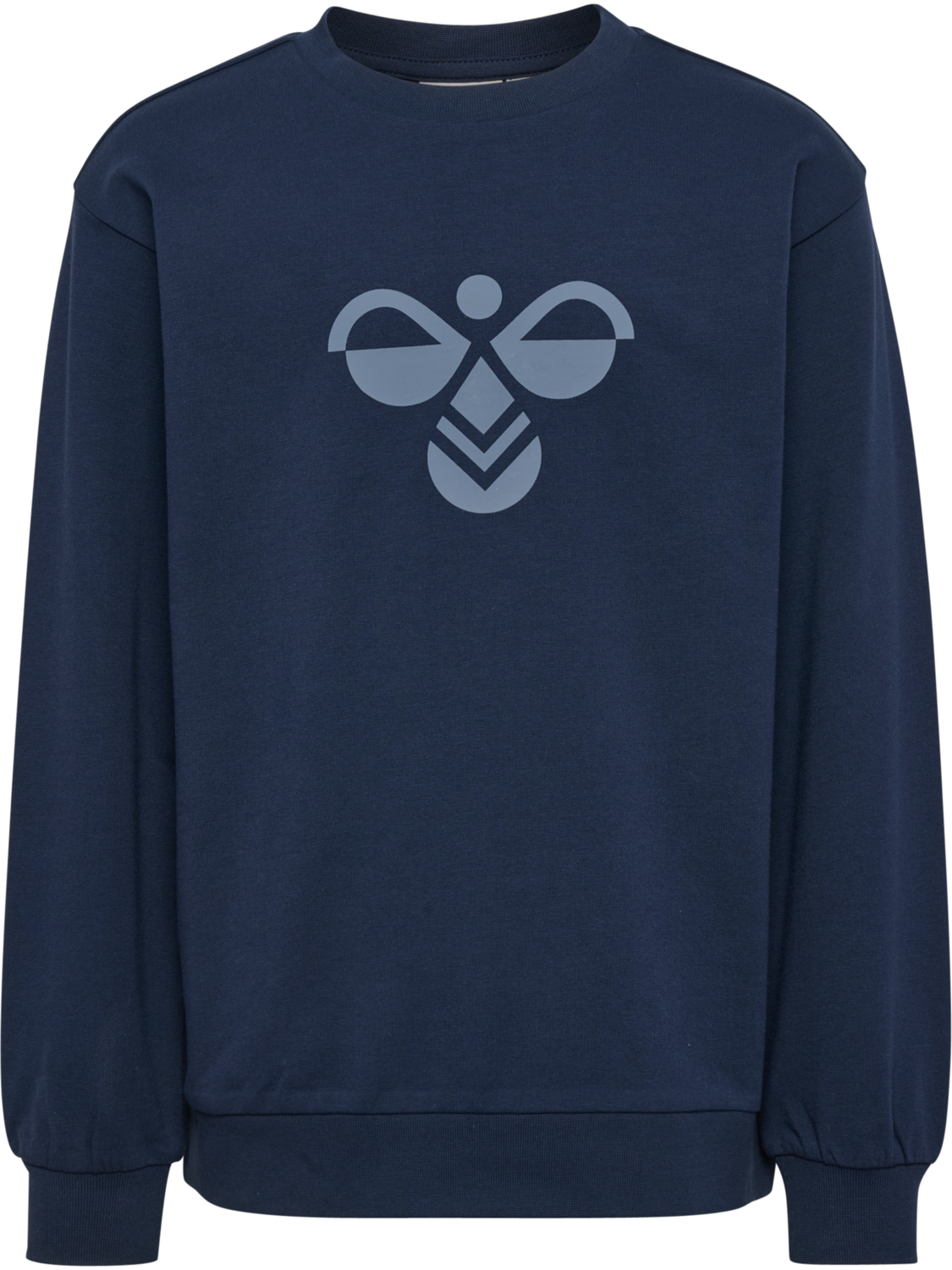 hmlJR REG TUKAS SWEATSHIRT, DRESS BLUES/FLINT STONE, packshot