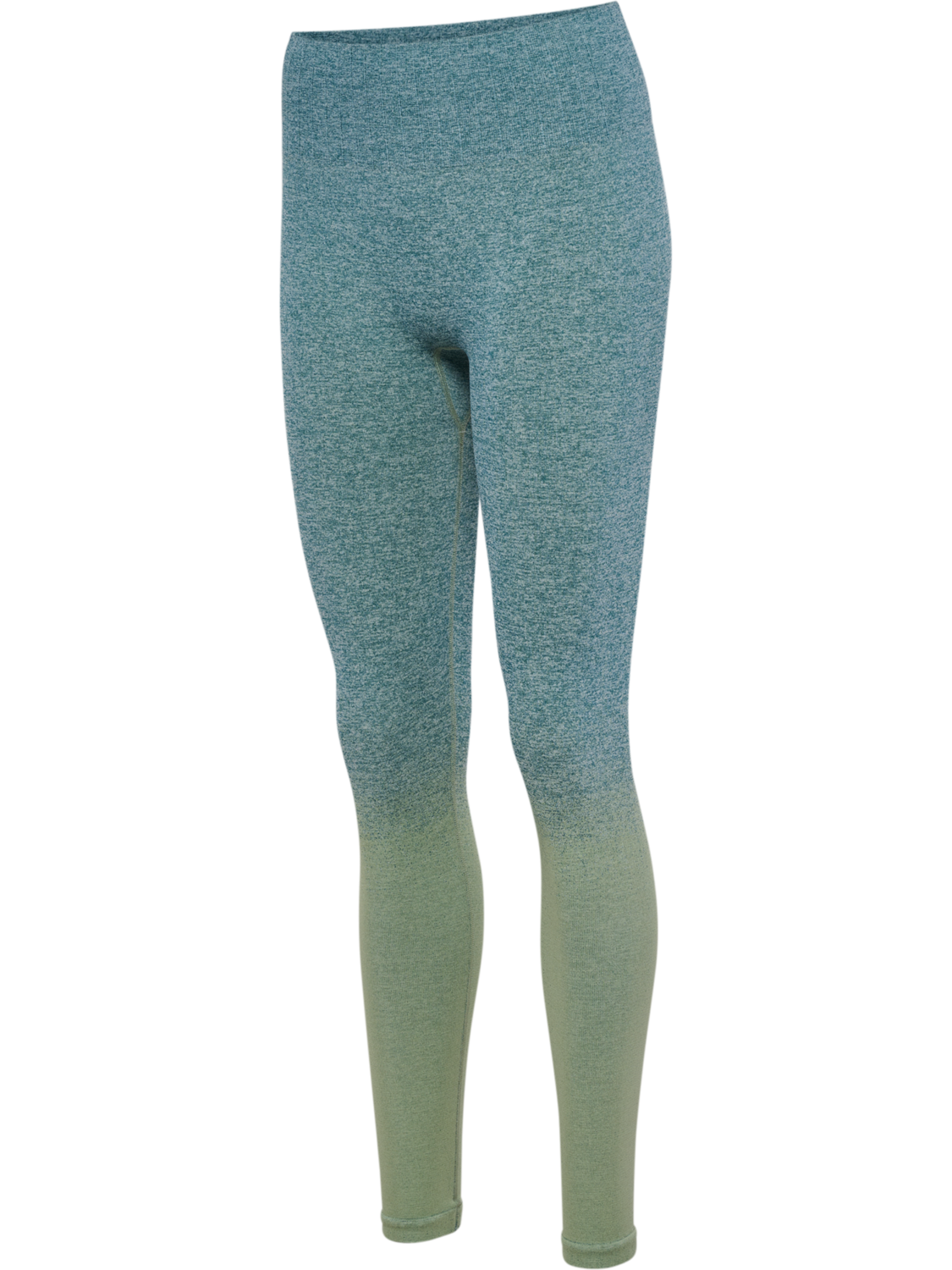 hmlYOGA SEAMLESS GRADIENT HW TIGHTS, BALSAM/FROSTY GREEN, packshot