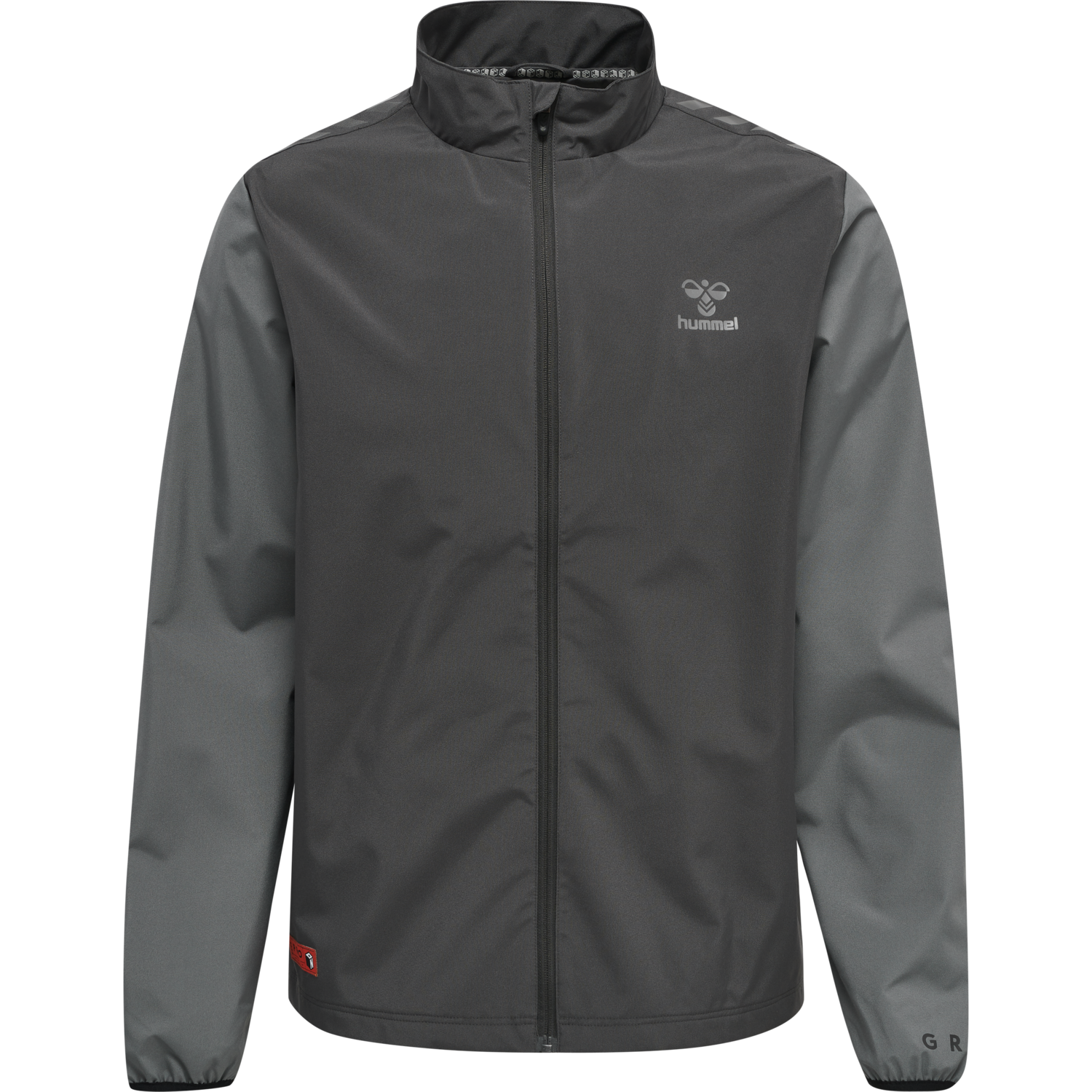 hmlPRO GRID TRAINING JACKET, FORGED IRON/QUIET SHADE, packshot