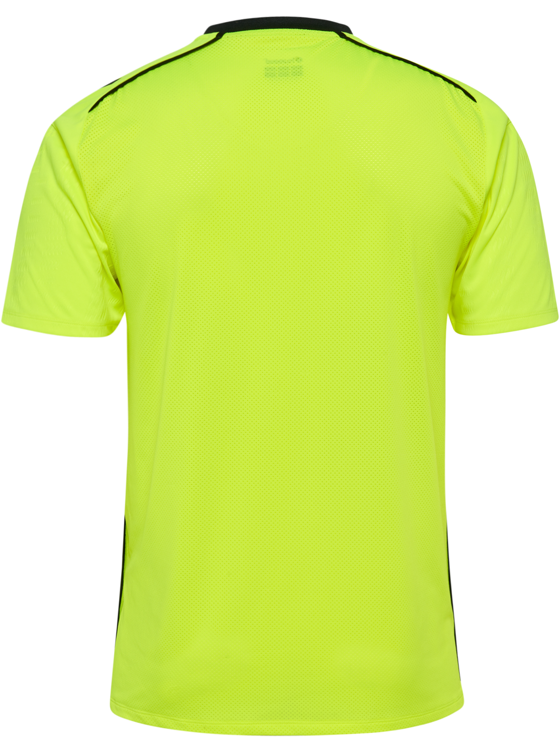 hmlREFEREE JERSEY S/S, NEON YELLOW, packshot