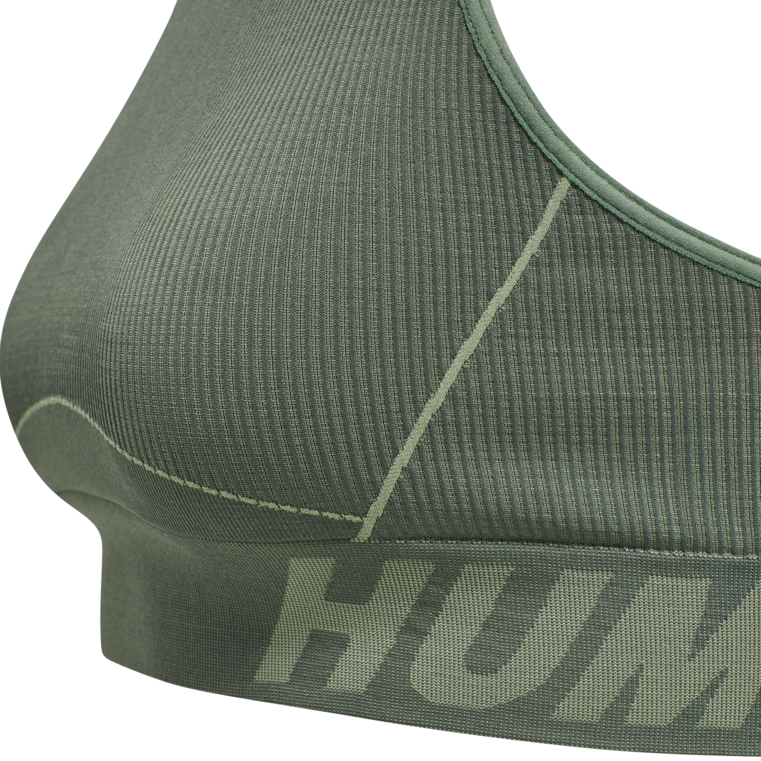 hmlTE CHRISTEL SEAMLESS SPORTS TOP, LILY PAD/ LAUREL WREATH MELANGE, packshot