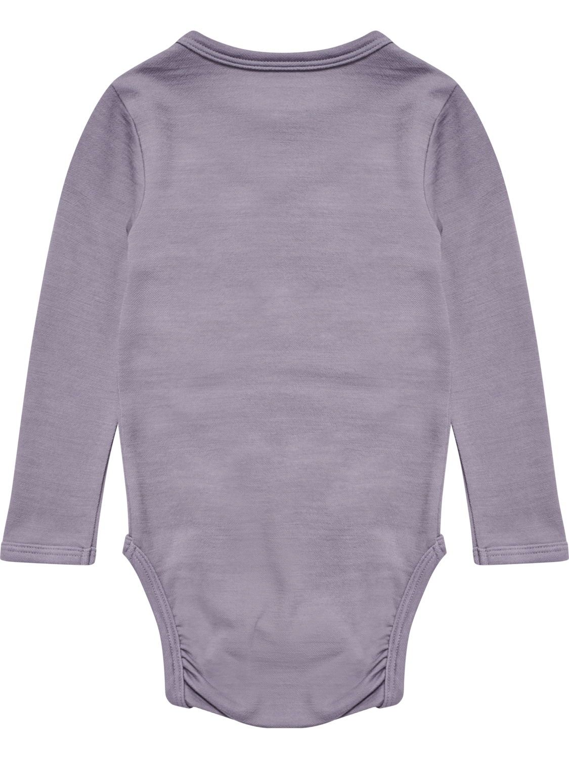 hmlMINI WOOL SOLID BODY L/S, GRAY RIDGE, packshot