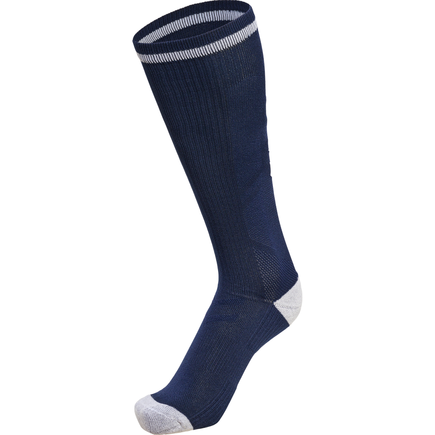 ELITE INDOOR SOCK HIGH, NAVY/WHITE, packshot