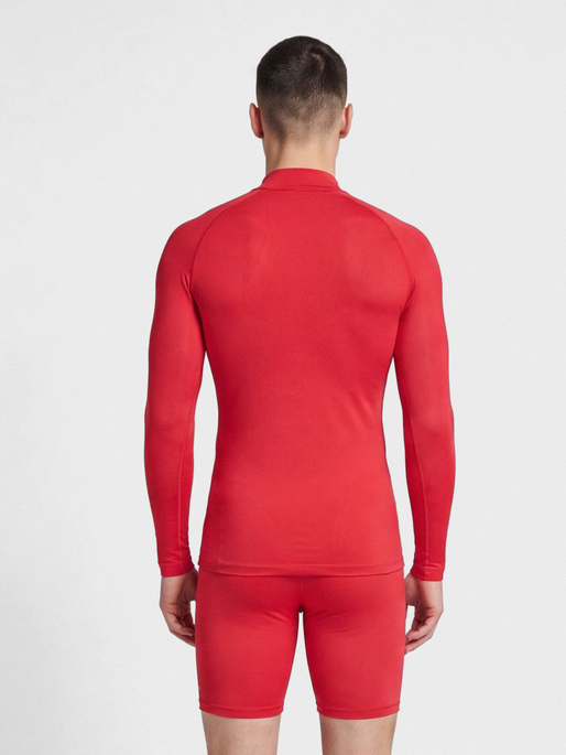 hmlBL COMFORT 2.0 MOCKNECK TEE L/S, TRUE RED, model