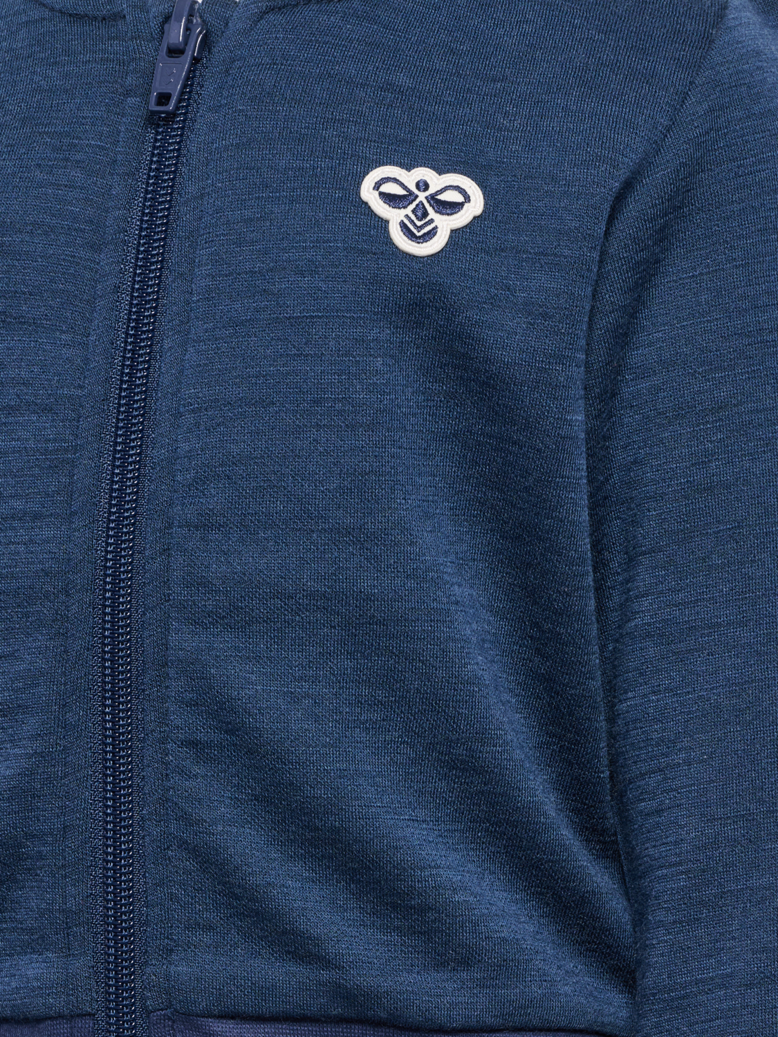 hmlMINI WOOL ZIP JACKET BEE, DRESS BLUES, packshot