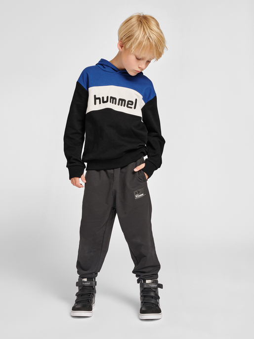 hmlMORTEN HOODIE, SODALITE BLUE, model