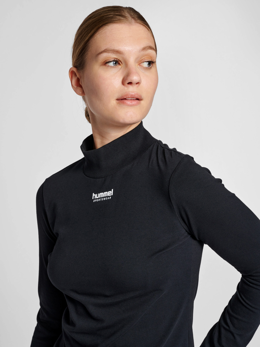 hmlLGC JAZZLYN TURTLENECK, BLACK, model
