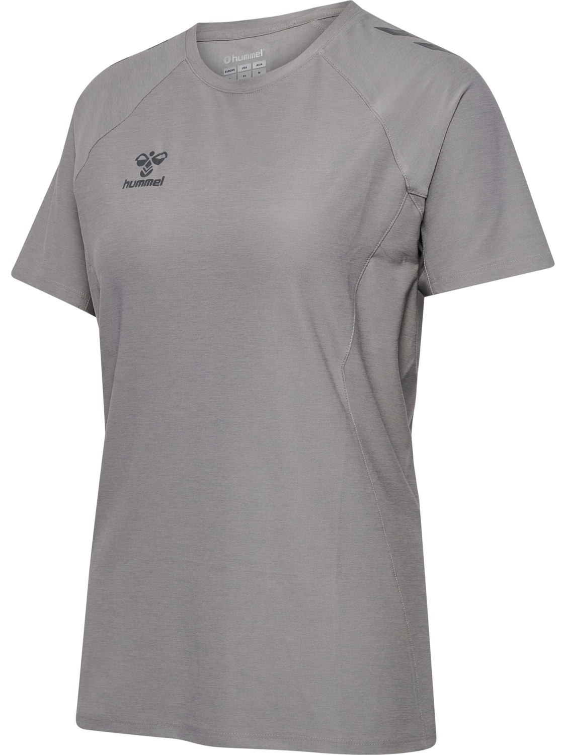 hmlCIMA 2.0 JERSEY S/S WOMAN, ALLOY MELANGE, packshot