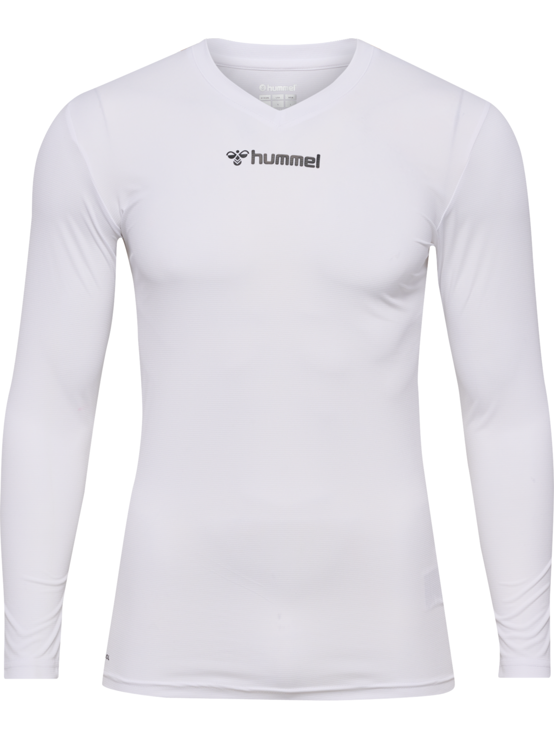 hmlBL ESSENTIAL TEE L/S, WHITE, packshot