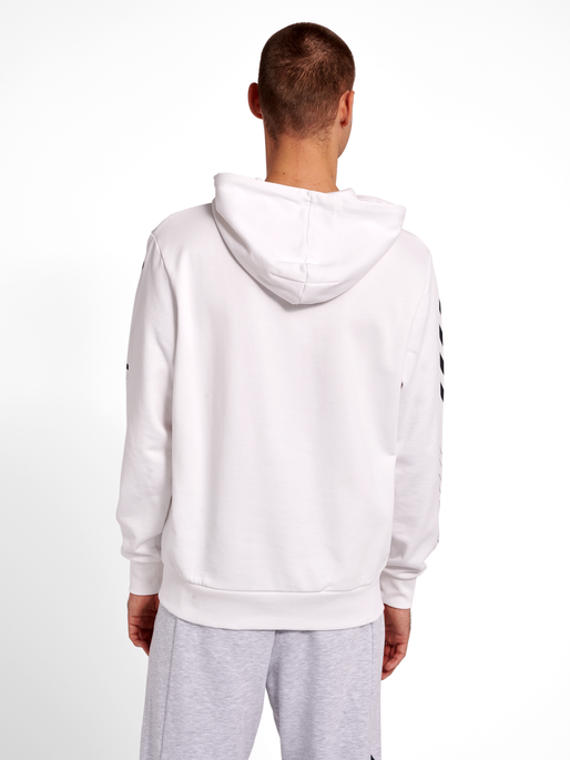 hmlLGC BIRK HOODIE, WHITE, model