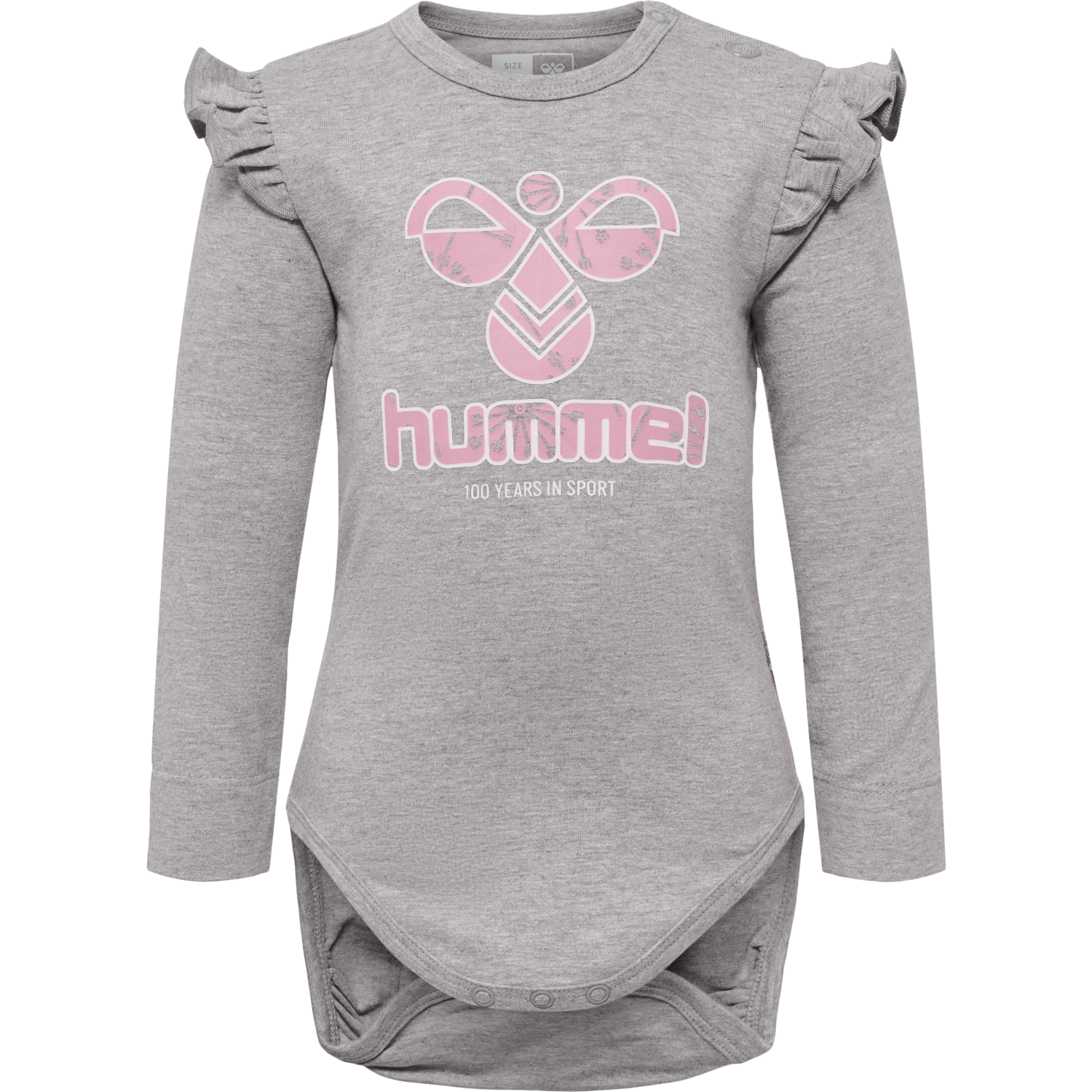 hmlDANA BODY L/S, GREY MELANGE, packshot