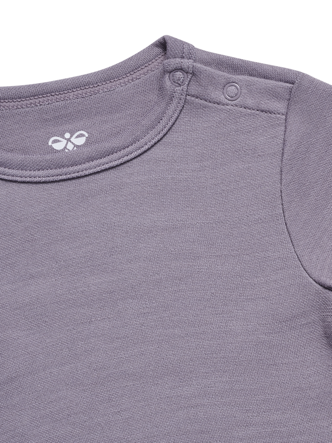 hmlMINI WOOL SOLID BODY L/S, GRAY RIDGE, packshot