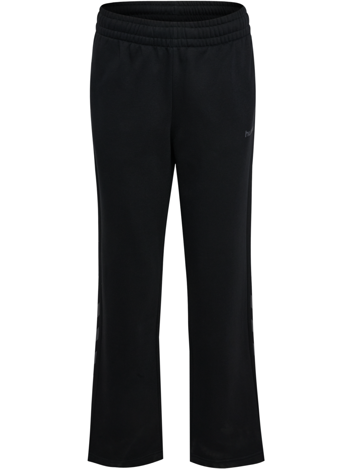 hmlKEEPER CHEVRON W WIDE SWEATPANT, BLACK, packshot
