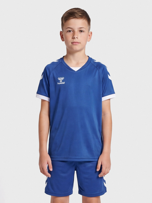 hmlCORE VOLLEY TEE KIDS, TRUE BLUE, model