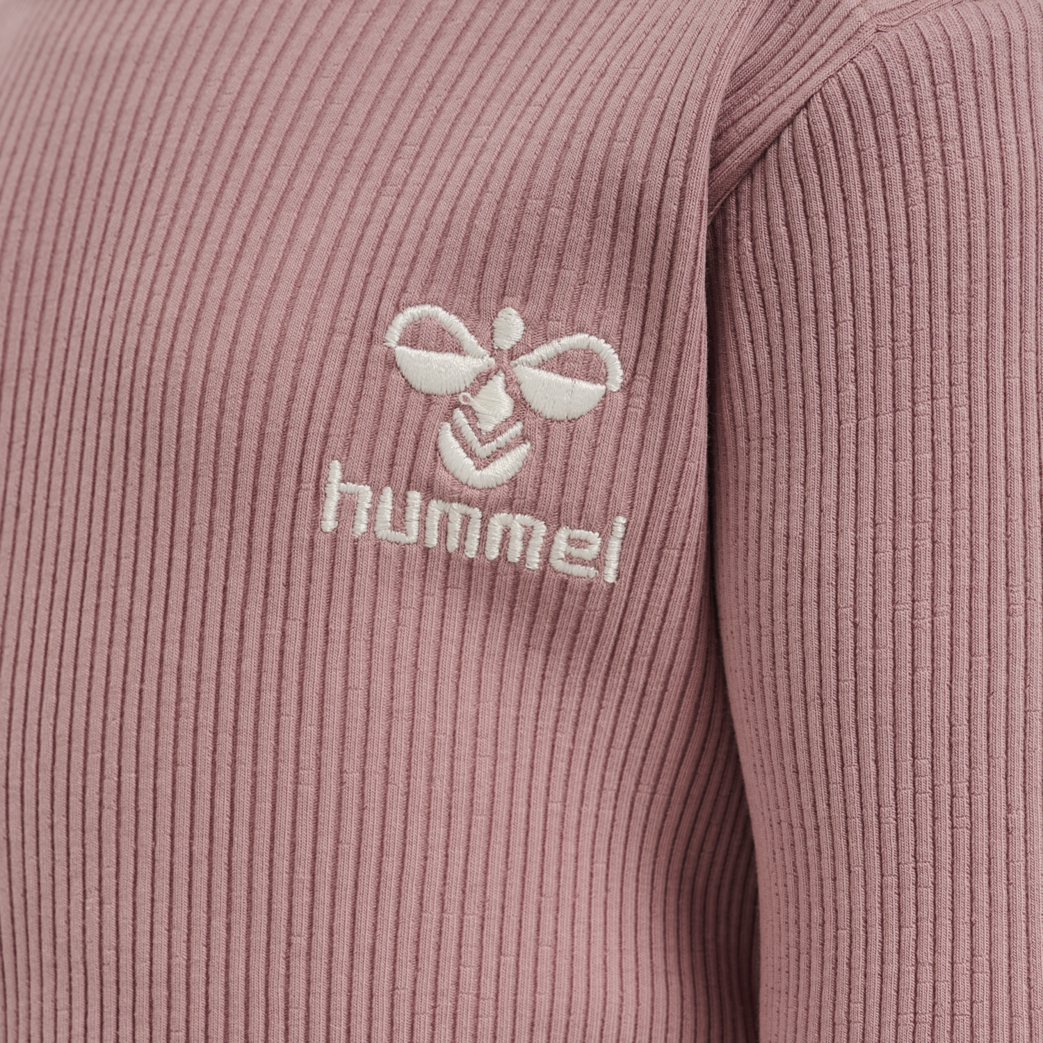 hmlSAMI T-SHIRT L/S, WOODROSE, packshot