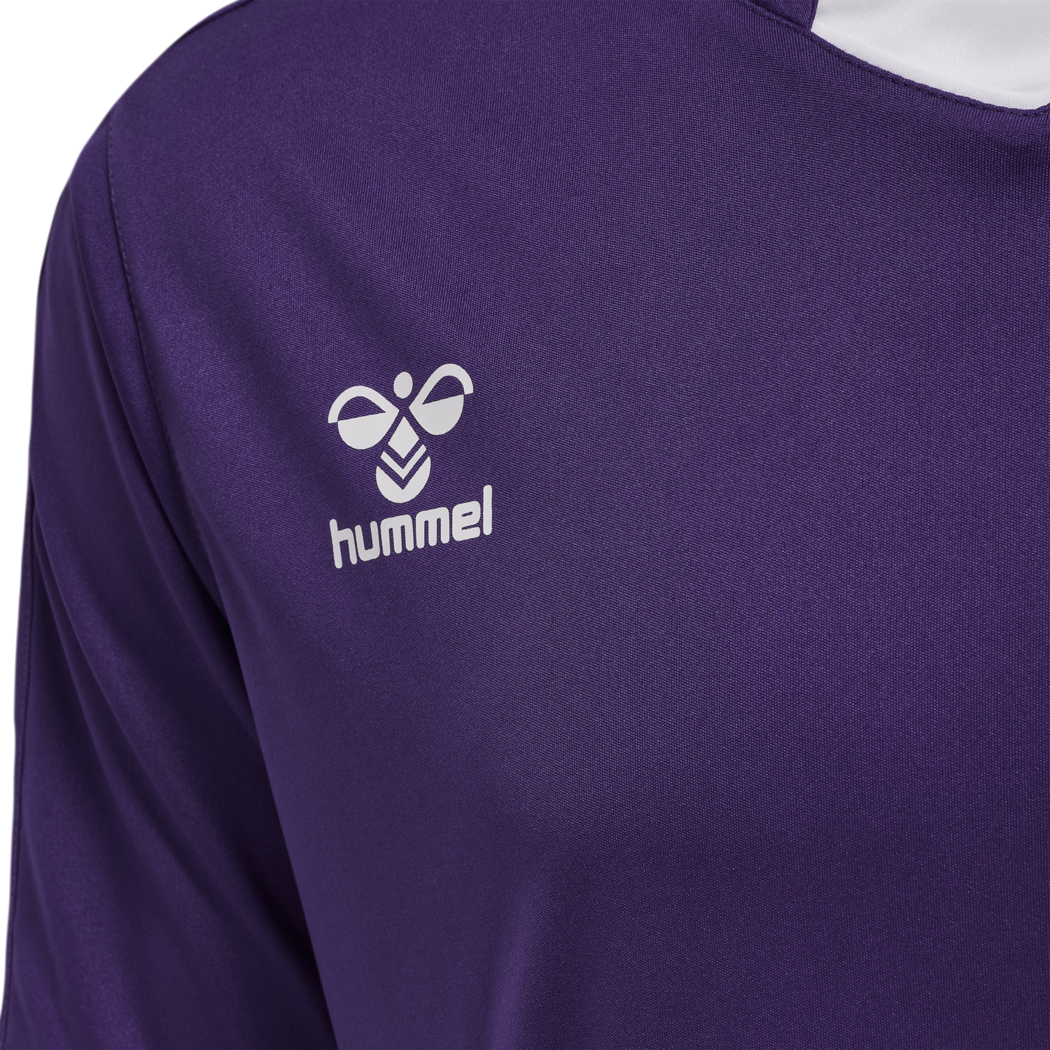 hmlCORE XK POLY JERSEY S/S, ACAI/WHITE, packshot