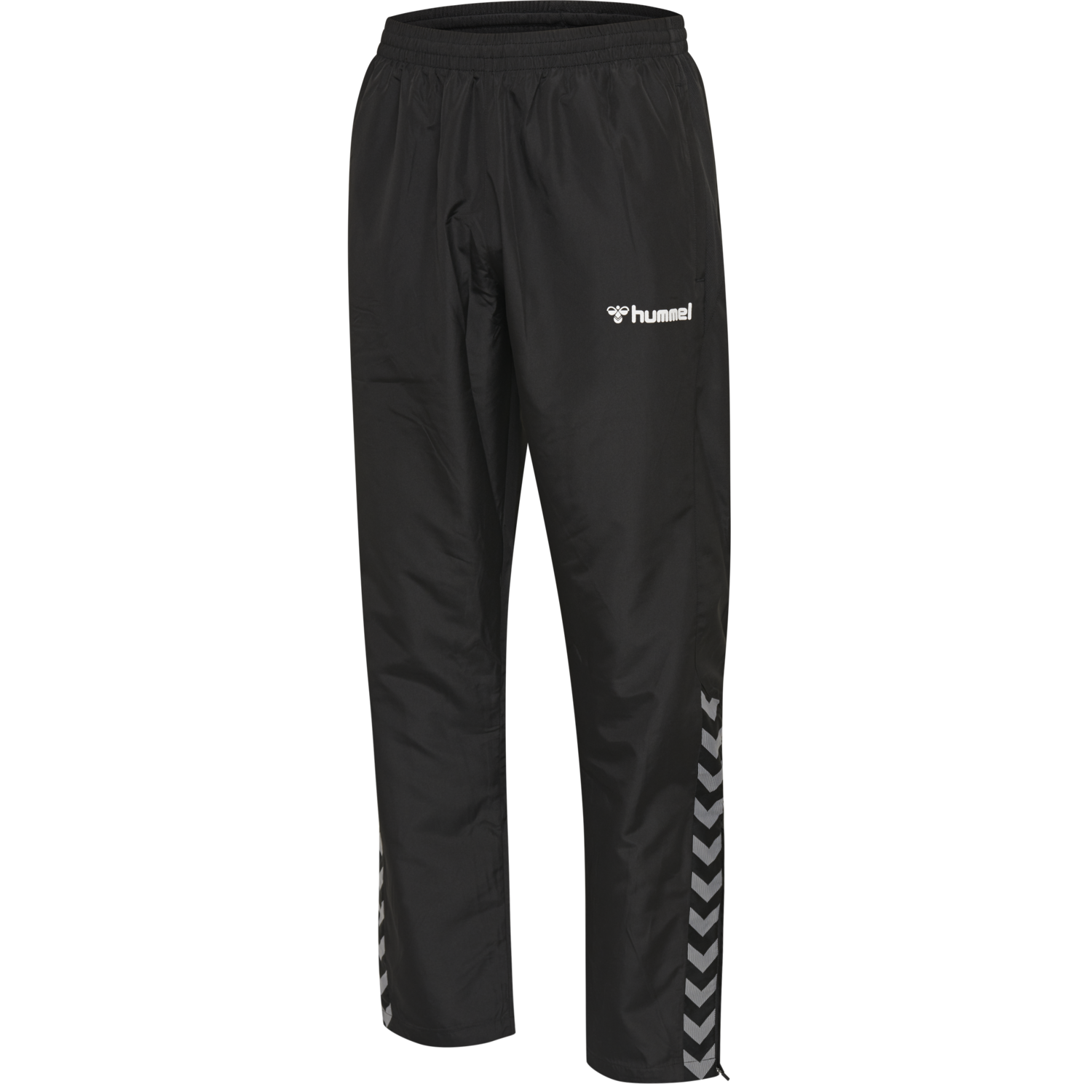 hmlAUTHENTIC KIDS MICRO PANT, BLACK/WHITE, packshot